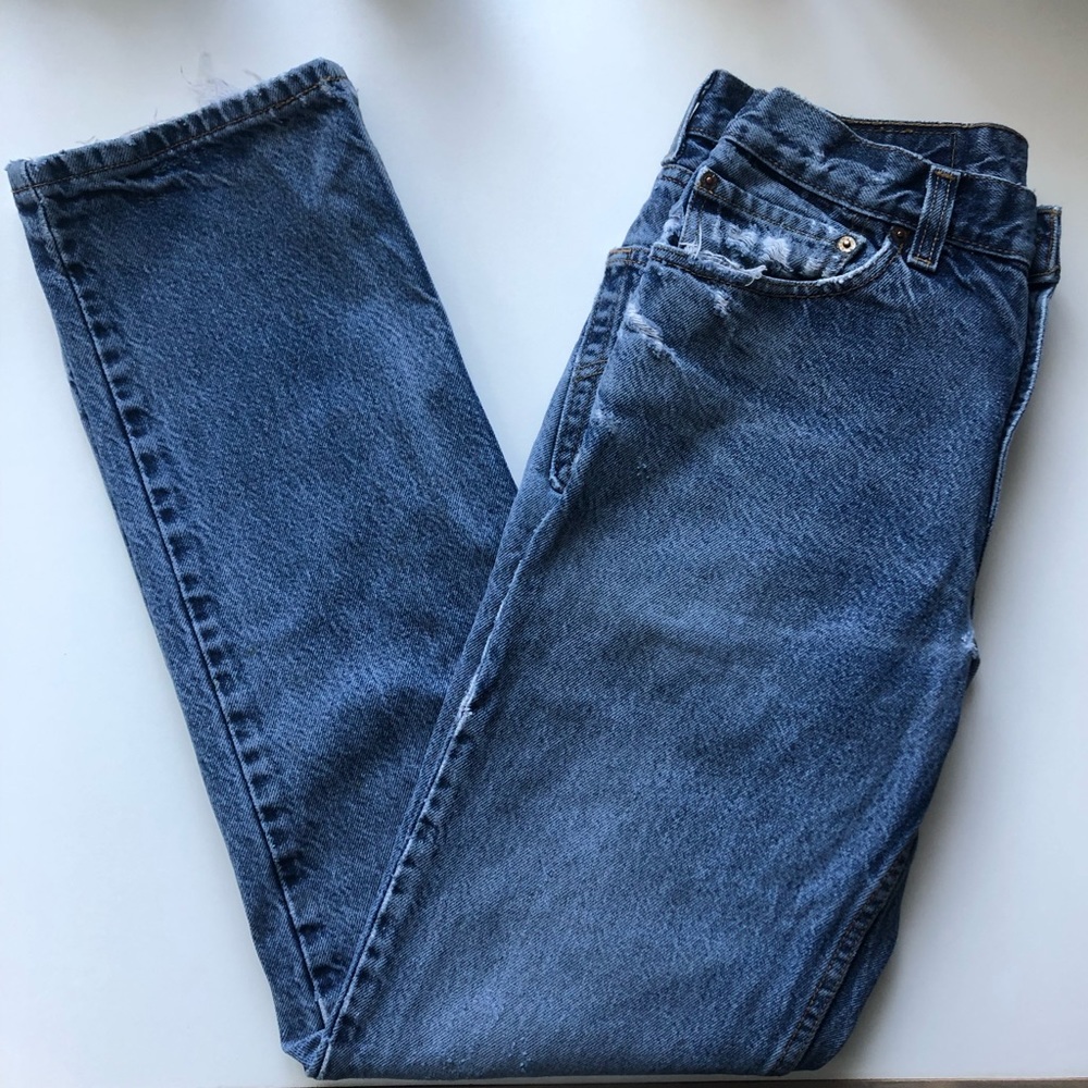 Distressed 505 Levi’s Jeans